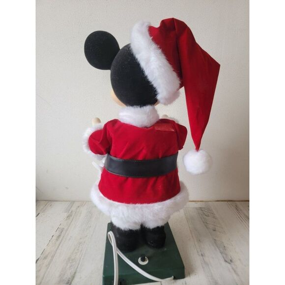 Telco Mickey Mouse Animated Music motionette Santa Claus Xmas decor - Picture 14 of 16